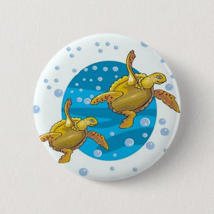 Meeresschildkröten Button