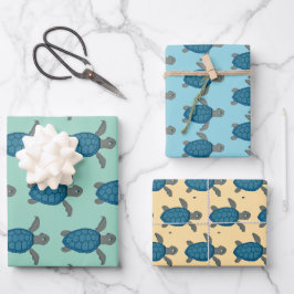 Meeresschildkröten Design Wrapping Paper Sets Geschenkpapier Set