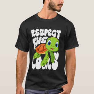 Meeresschildkröten Erdtags Naturschutz Natur Respe T-Shirt