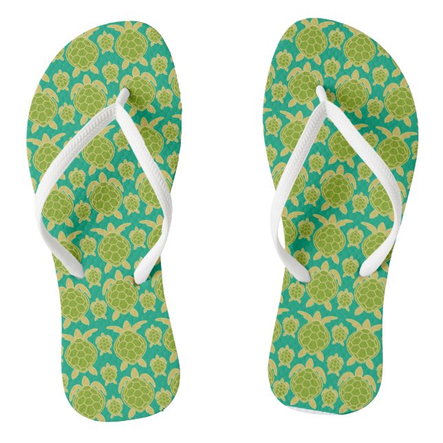 Meeresschildkröten-Flops Flip Flops (Fußbett)