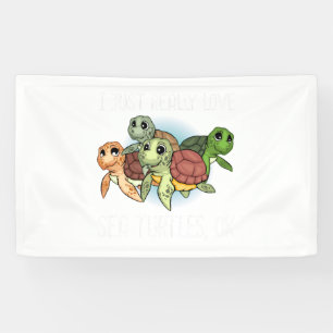 Meeresschildkröten Geschenk Kinder Frauen Unterwas Banner