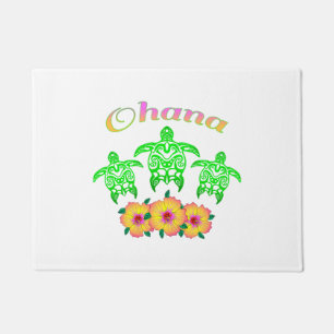 Meeresschildkröten Hawaiian Ohana Fußmatte