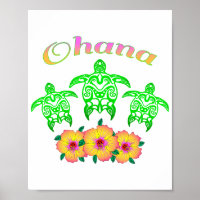 Meeresschildkröten Hawaiian Ohana