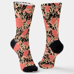 Meeresschildkröten Korallenriff Marine Wildlife Bl Socken