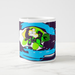 Meeresschildkröten-Kunst Jumbo-Tasse