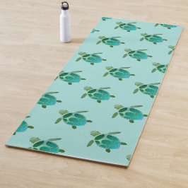 Meeresschildkröten-Muster Yogamatte