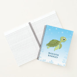Meeresschildkröten Niedliche Meerestiere Notizbuch