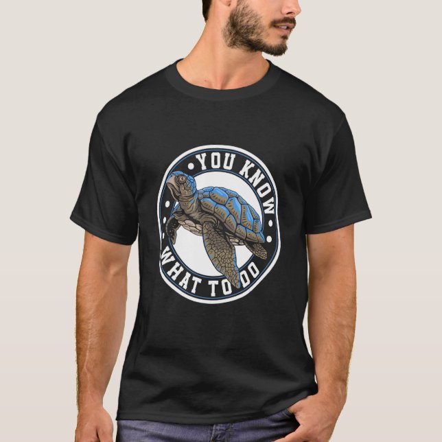 Meeresschildkröten-Schildkröte 35 T-Shirt (Vorderseite)