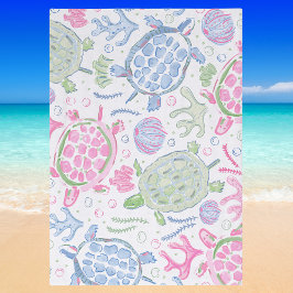 Meeresschildkröten Seidenpapier