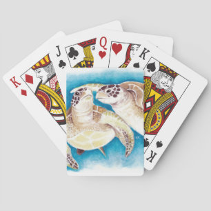 Meeresschildkröten Spielkarten