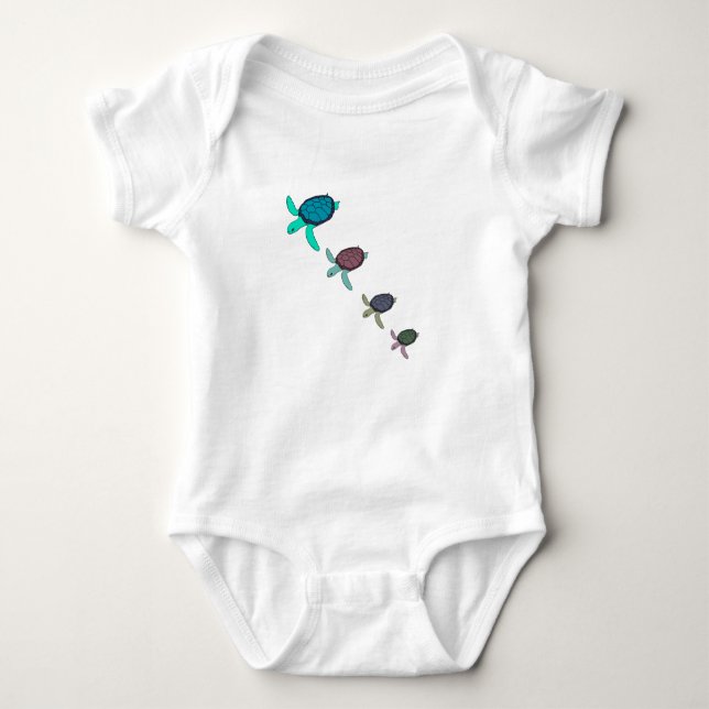 Meeresschildkröten T-Shirt (Vorderseite)