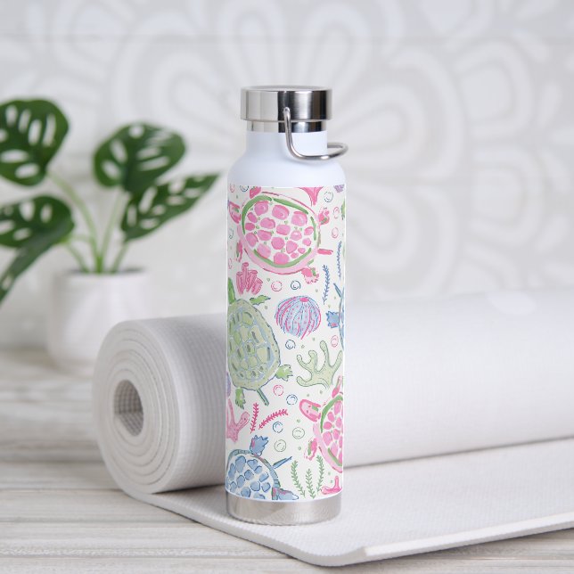 Meeresschildkröten Trinkflasche (Yoga)