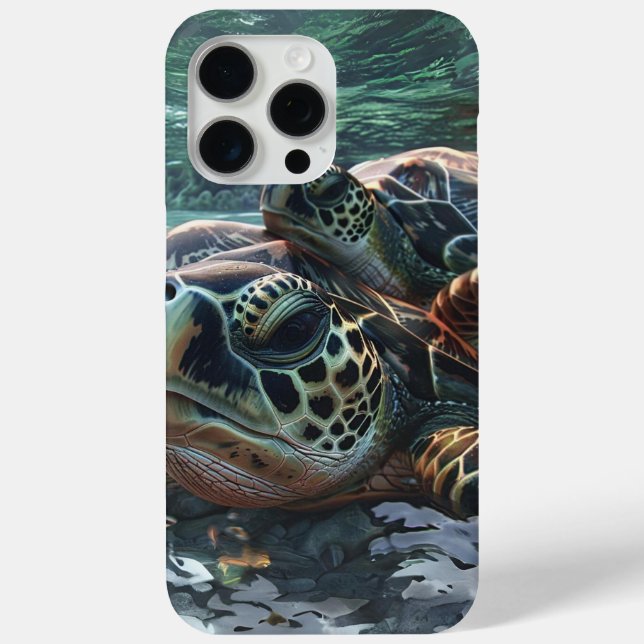 Meeresschildkröten Unterwasser Case-Mate iPhone Hülle (Rückseite)