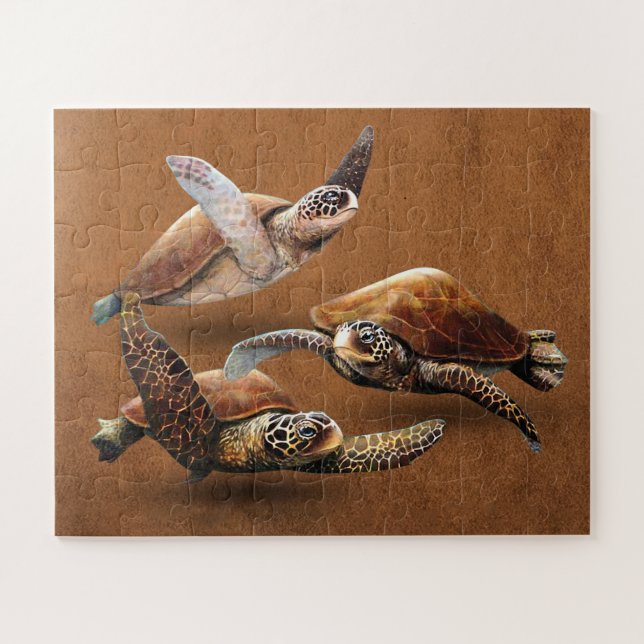 Meeresschildkrötenaussterben Rette die Schildkröte (Horizontal)