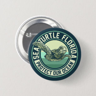 Meeresschildkrötenschutz Button
