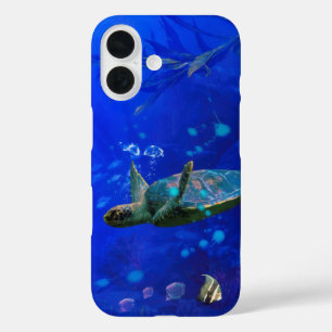 MeeresschildkrötenWIND AUF DEM WASSER iPhone 16 Hülle