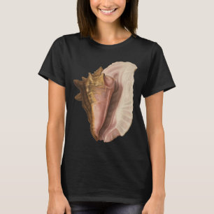 Meeresschnecke Königin Tritonschnecke Muschel, Vin T-Shirt