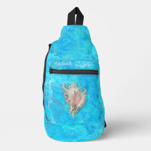 Meeresschnecke "Strandleben"  Crossbody Bag