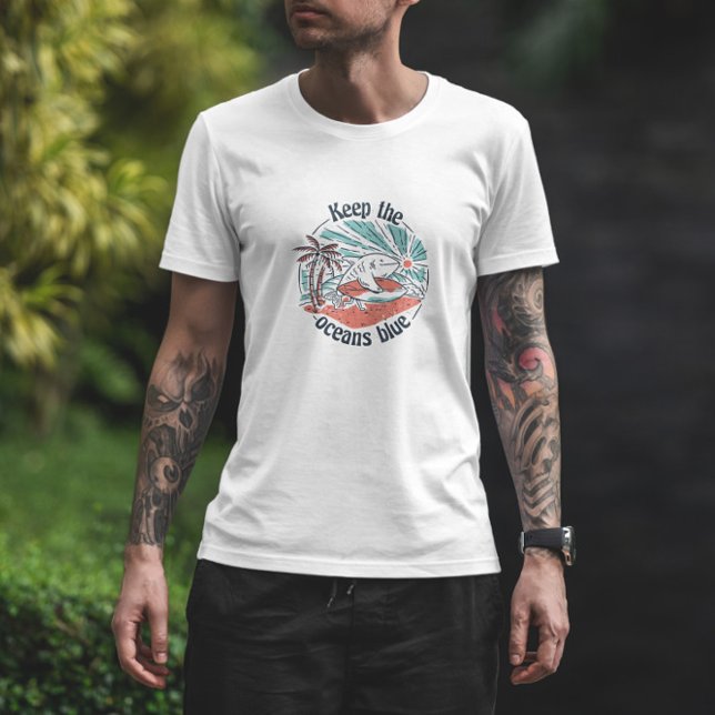 Meeresschutz Surfhai T-Shirt (Von Creator hochgeladen)