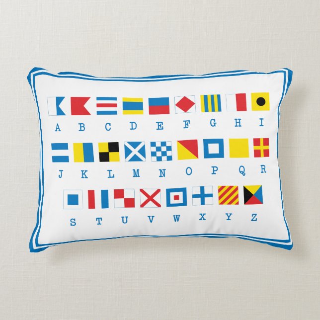 Meeressignale Akzente Pillow Dekokissen (Vorderseite)