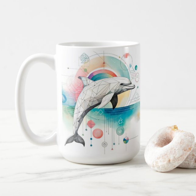 Meeresspektrum Kaffeetasse (Mit Donut)