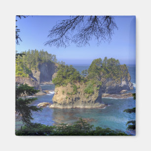 Meeresstacks, Makah Nation Stammesland, Kap Magnet