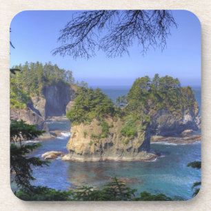 Meeresstapel, Makah Nation Stammesland, Kap Getränkeuntersetzer