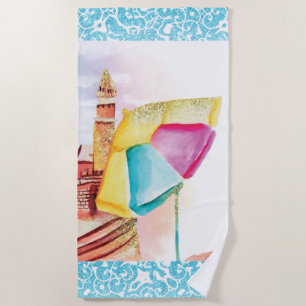 *~* Meeresstrand Umbrella Sandstrand Badetuch