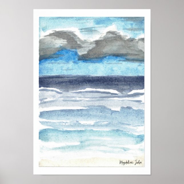 Meeressturm Poster (Vorne)