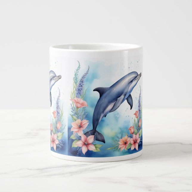 Meerestiere Jumbo-Tasse (Vorderseite)