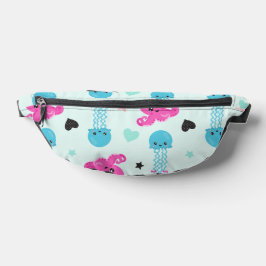 Meerestiere, Meeresleben, Oktopus, Quallen, Herzen Bauchtasche