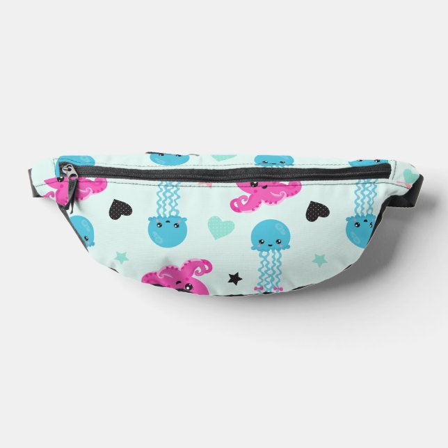 Meerestiere, Meeresleben, Oktopus, Quallen, Herzen Bauchtasche (Ablage )