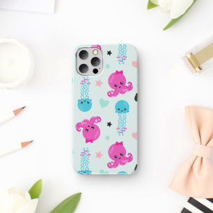 Meerestiere, Meeresleben, Oktopus, Quallen, Herzen Case-Mate iPhone Hülle