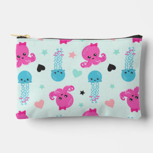 Meerestiere, Meeresleben, Oktopus, Quallen, Herzen Zubehörtasche