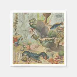 Meerestierisches Party Serviette