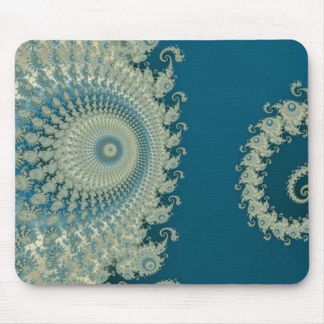 Meeresufer-Spirole-Mauspad Mousepad (Vorne)