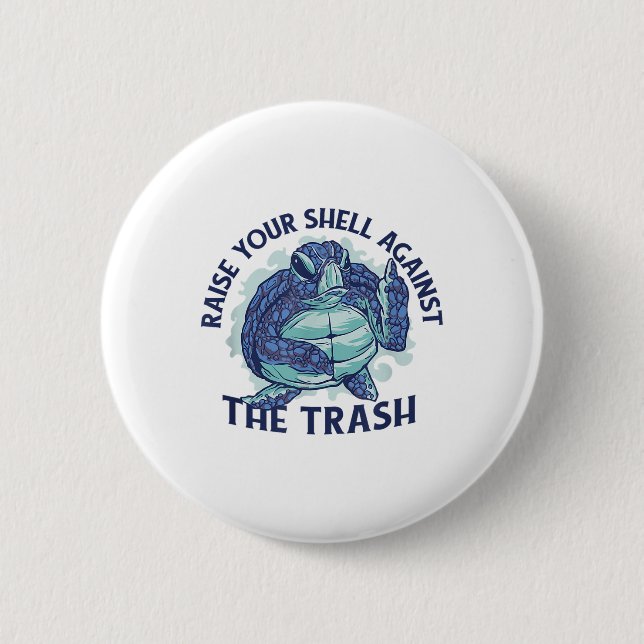 Meeresumweltschutzschildkröte _1 button (Vorderseite)