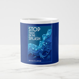 Meeresverschmutzung Jumbo-Tasse