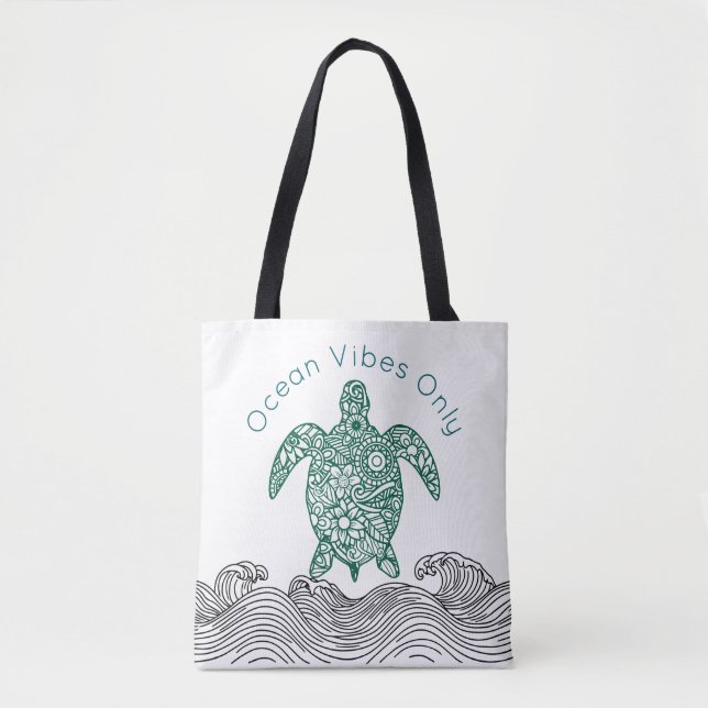 Meeresvibes, Schildkröten, Tasche (Vorderseite)