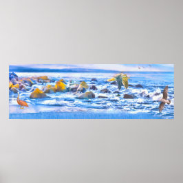 Meeresvögel Meeresschutzgebiet Poster