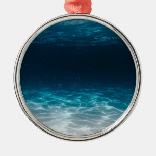 Meereswasser unter dem Meer Ornament Aus Metall