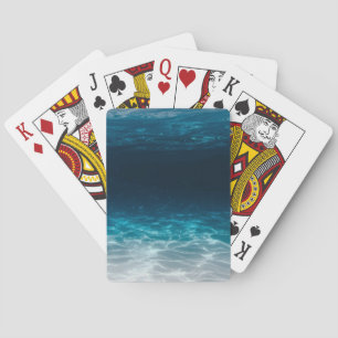Meereswasser unter dem Meer Spielkarten