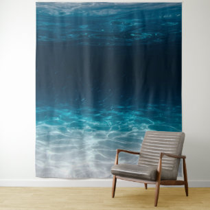 Meereswasser unter dem Meer Wandteppich