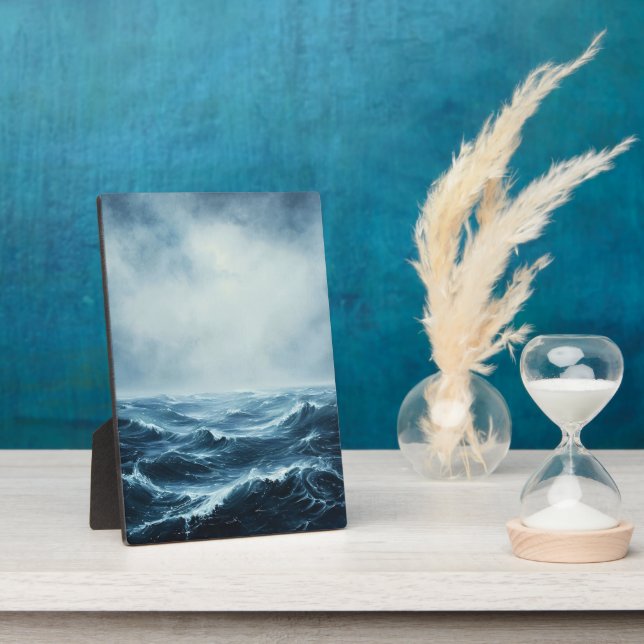 Meereswellen Fotoplatte (Seite)