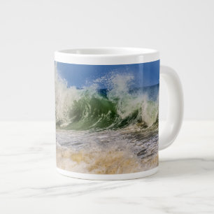 Meereswellen in Bewegung Jumbo-Tasse