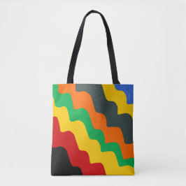 Meereswellen in leuchtenden Farben Tasche