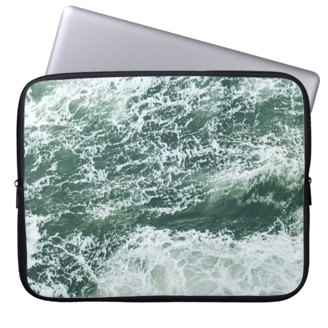 Meereswellen Laptopschutzhülle (Vorderseite)