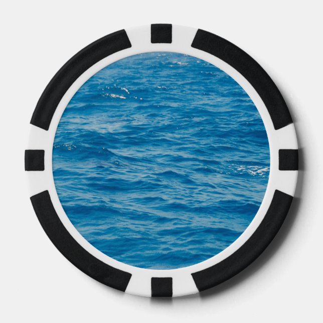 Meereswellen Pokerchips (Vorderseite)