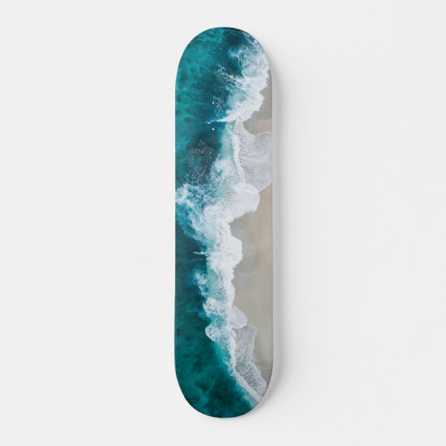 Meereswellen Skateboard (Vorne)