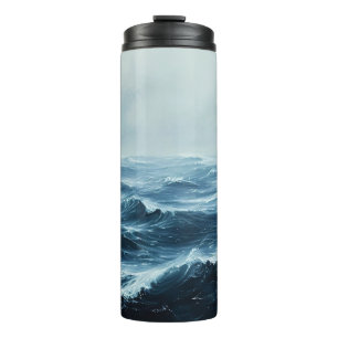 Meereswellen Thermosbecher